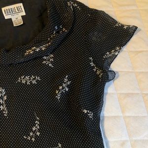 vintage polka dot top
